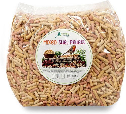 Wild bird food 1kg mixed - mixed, suet
