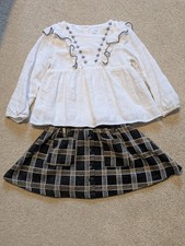Zara Baby Girl Set Skirt And