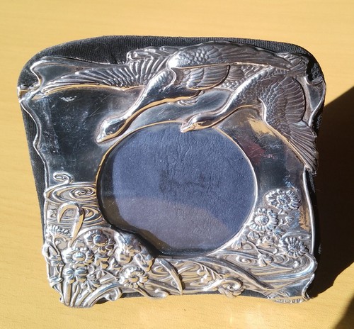 Silver photo frame vintage