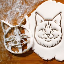 Maine Coon Cat cookie cutter -