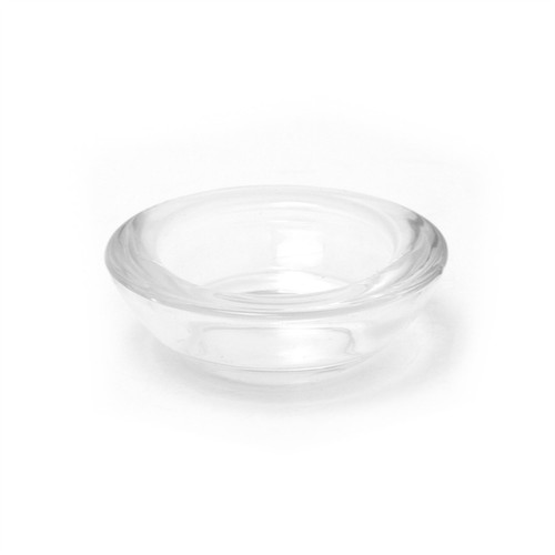 Clear glass tea light - clear, holder