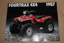 NOS 1987 HONDA FOURTRAX 4X4 (TRX350) BROCHURE