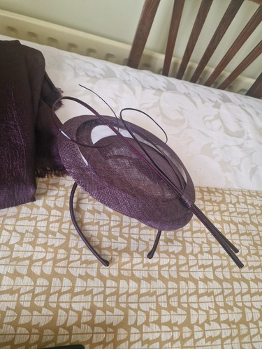 Phase eight fascinator plum