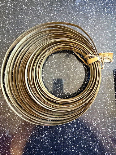 Vintage brass strp coil - brass,
