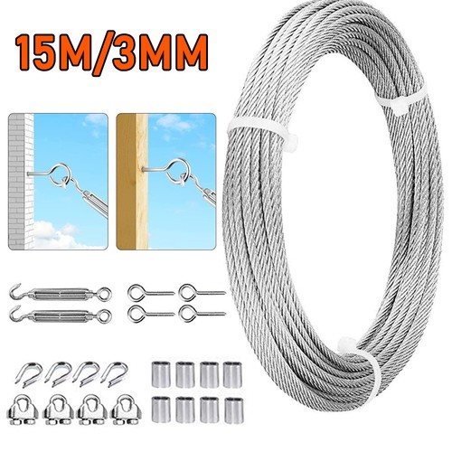 Wire rope kit stainless - wire,
