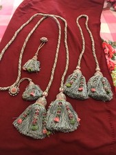 Curtain tie backs vintage
