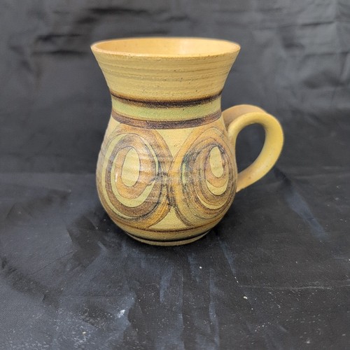 Vintage 1970s brown mug - 1970s,