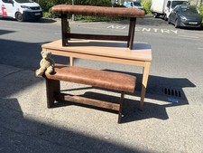 Pair Of Benches Vintage Pub