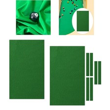 Billiard Pool Table Cloth Accessories Versatile Professional 9ft x 5 ft Green