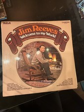 Jim Reeves Welcome To My World 12” Vinyl Double Sided RCA Records 1973