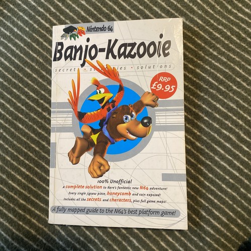 Banjo kazooie n64 book - banjo,