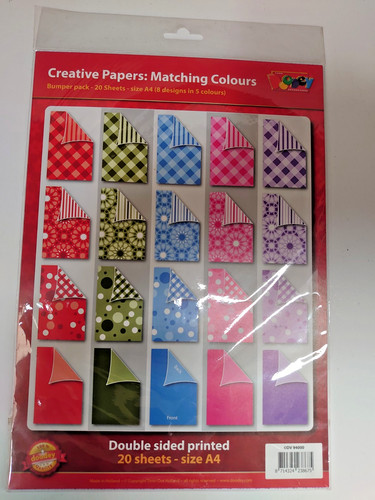 Creative backing paper - a4,