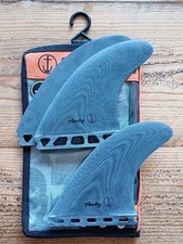 New Thruster Tri Captain Fin Co. Archy Man In Black Surfboard Fins Set 4.63"