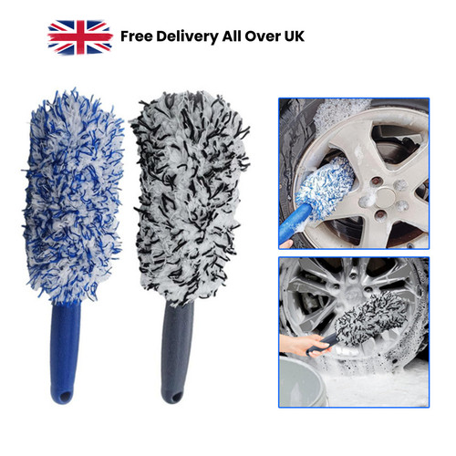Car wheel cleaning brush - car,