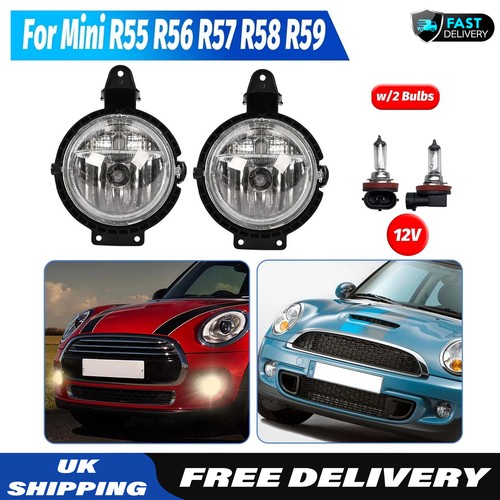 Pair front fog lights bulb - w/,