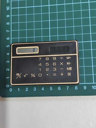 New 90s solar calculator - 90s,