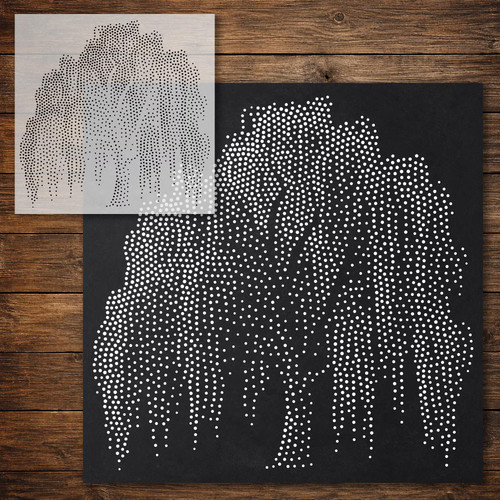 Weeping willow tree - willow, stipple