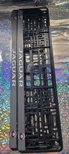 Car number plate holders set of 2 high quality surrounds for Jaguar carbon fibre
