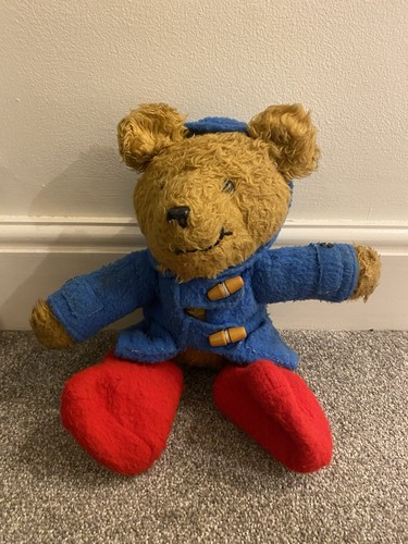 Vintage plush paddington bear - vintage,