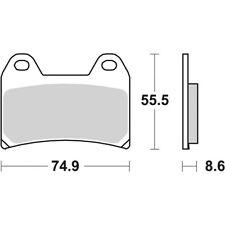 Front Brake Pad DX-SX SBS