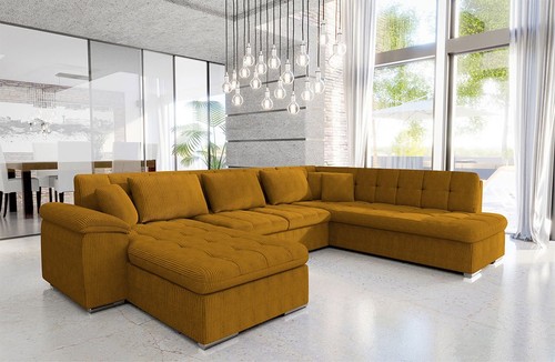 Shaped corner sofa bed - corner,