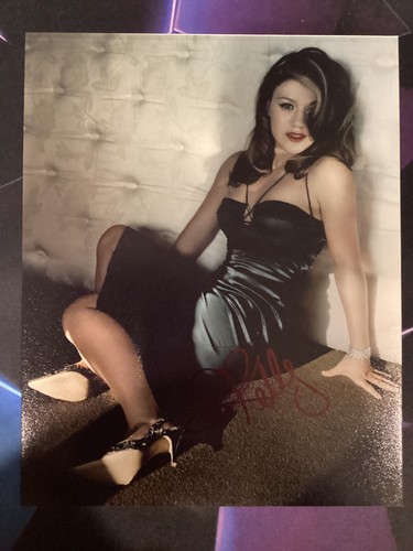 Kelly brook autographed 10 - autographed, 8x