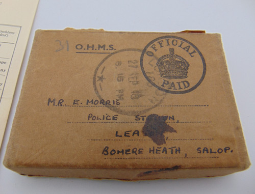Wwi empty medal box - wwi,