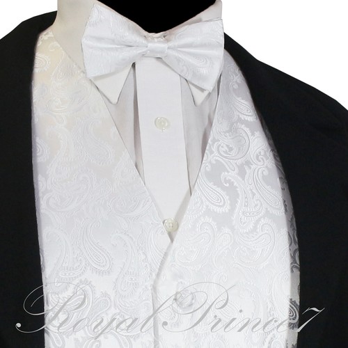 White 6xl paisley - white,