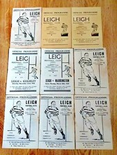 Leigh Rugby League Programmes 1957 - 1969