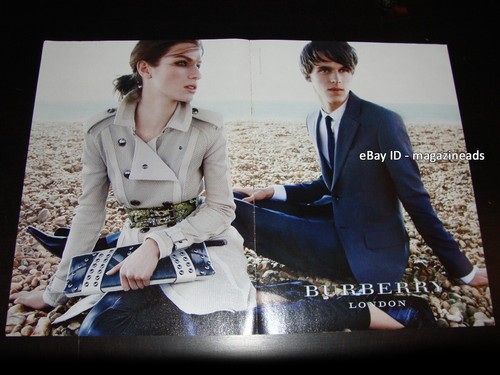 Burberry page print ad - burberry, 2-page