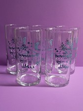 5 Party At Harvey's Lake Tahoe Juice Glasses 4.5"Tall(1 With Minor Chip)