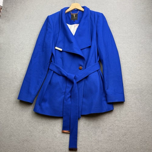 Ted baker wrap coat size - ted, uk