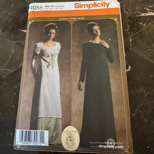 Simplicity 4055 regency era - simplicity,