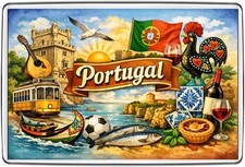 Portugal Lisbon Tram Rooster