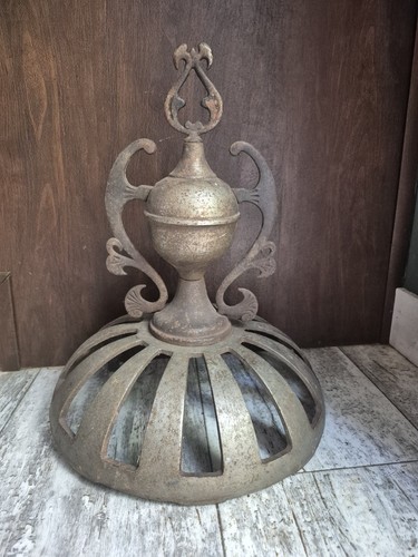 Antique cast iron - stove, topper