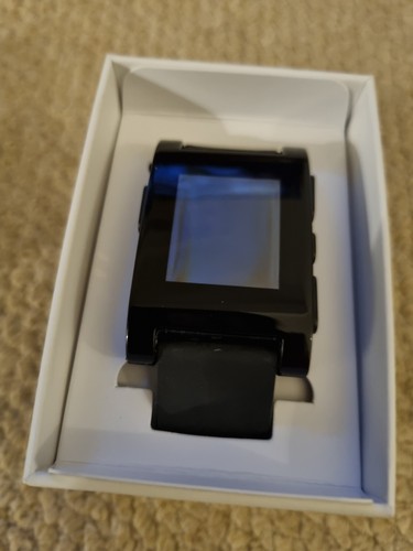 Boxed pebble watch model - watch,