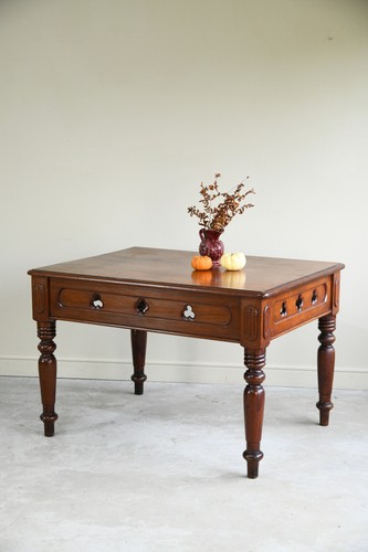 Victorian library table - victorian,