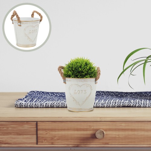 Metal flower pot - metal,