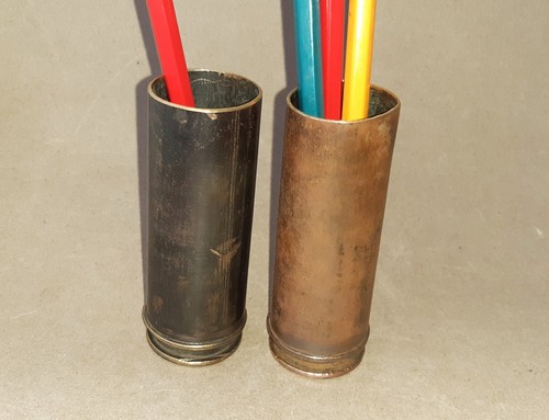 Trench art stand for - art, pencils