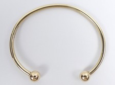 SOLID 9CT GOLD TORQUE BANGLE