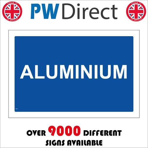 Sign aluminium recycling - aluminium,