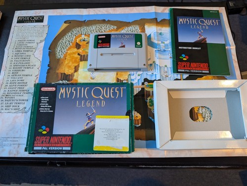 Mystic quest legend super - quest,