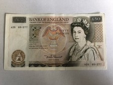 Old Fifty £50 Pound Note Good