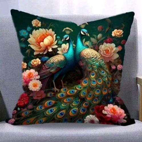 Peacock cushion covers - 1, x