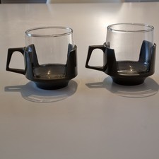 2x JAJ Pyrex 60's 70's