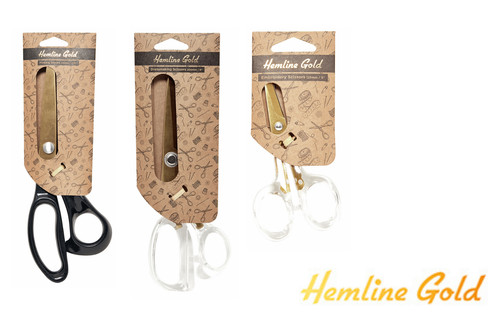 Hemline gold scissors 20cm - scissors,