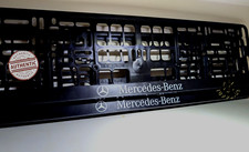 2x car number plate frame