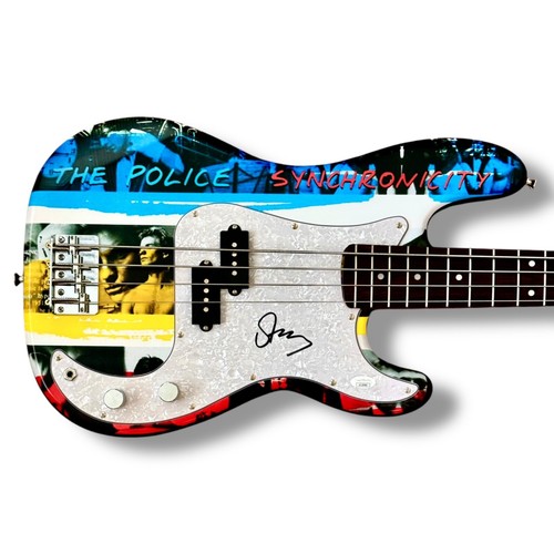 Sting signed guitar - sting,