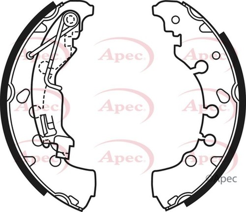 Apec brake shoes - brake,