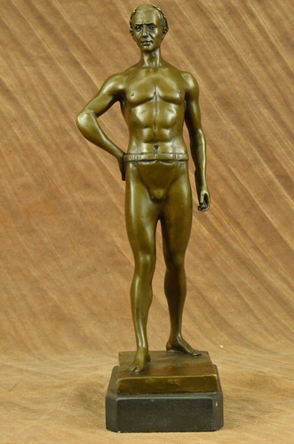 Art nouveau nude male man - nude,